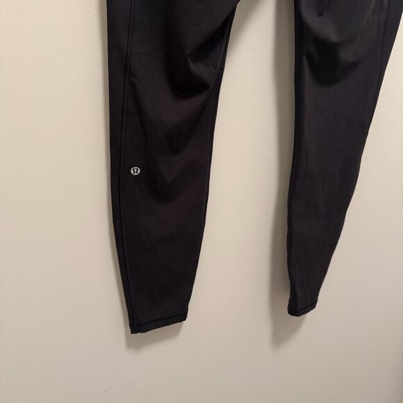 Lululemon Womens Speed Up Tight 28" Size 12 Black Pockets Run Gym Training - Picture 9 of 9